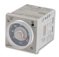 H3CR-A8 100-240AC/100-125VDC - OMRON INDUSTRIAL AUTOMATION - H3CR-A8 100-240AC/100-125VDC - Analogue Timer, Multifunction, On-Delay, 14 Ranges, 0.05 s, 300 h, 1 Changeover Relay