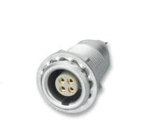 EGG.1B.305.CLL - LEMO - EGG.1B.305.CLL - Circular Connector, Standard Circular Connector, 1B Series, Panel Mount Receptacle, 5 Contacts