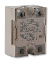 G3NA210BUTUAC200240OP - OMRON INDUSTRIAL AUTOMATION - G3NA210BUTUAC200240OP - Solid State Relay, 10 A, 264 VAC, Panel Mount, Screw, Zero Crossing