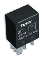 V23074A1002A403 - TE CONNECTIVITY - V23074A1002A403 - Automotive Relay, 24 VDC, 25 A, SPDT, Socket, Quick Connect, Micro A Series
