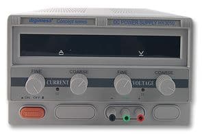 HY3010 - DIGIMESS - HY3010 - Bench Power Supply, Adjustable, 1 Output, 0 V, 30 V, 0 A, 10 A