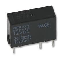 G6D-1A-ASI   DC9 - OMRON ELECTRONIC COMPONENTS - G6D-1A-ASI   DC9 - Power Relay, SPST-NO, 9 VDC, 5 A, G6D Series, Through Hole, Non Latching