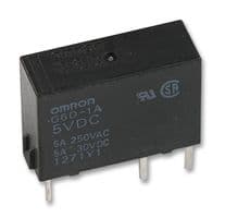 G6D-1A-ASI  DC5 - OMRON ELECTRONIC COMPONENTS - G6D-1A-ASI  DC5 - General Purpose Relay, G6D-ASI Series, Power, Non Latching, SPST-NO, 5 VDC, 5 A