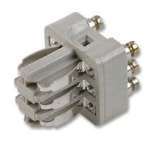 10.4881 - LAPP - 10.4881 - Heavy Duty Connector, 6+PE Signal, STA, Insert, 6 Contacts, A3/4, Plug, Screw Pin