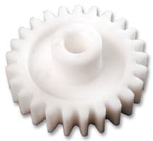 101281012FAR - HUCO - 101281012FAR - Spur Gear, Acetal, Injection Moulded, 12 Teeth, 4 mm Hub Dia, 0.6 N-cm, 2 mm Bore, Module 0.5