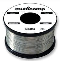 507-1057 - MULTICOMP - 507-1057 - Solder Wire, 60/40, 0.5mm Diameter, 180°C, 250g
