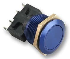 76-959037 - ITW SWITCHES - 76-959037 - Vandal Resistant Switch, 76-95 Series, SPDT-DB, Round, Blue