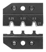 97 49 27 - KNIPEX - 97 49 27 - Crimp Tool Die, AMP 24-20AWG MQS Connectors, KNIPEX 97 43 XX Series Crimp System Pliers