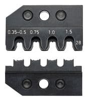 97 49 28 - KNIPEX - 97 49 28 - Crimp Tool Die, 32-20AWG AMP Superseal 1.5 Series Connectors
