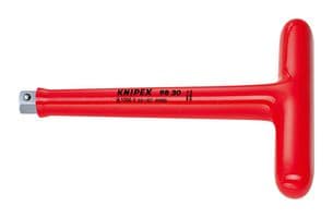 98 30 - KNIPEX - 98 30 - T Handle, Square Drive, 3/8" Drive, 200mm L