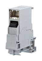 1401806113KE - METZ CONNECT - 1401806113KE - Modular Connector, RJ45 Jack, 1 x 1 (Port), 8P8C, Cat6, DIN Rail Mount