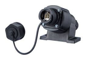 1401110012KE - METZ CONNECT - 1401110012KE - Modular Connector, RJ45 Jack, 1 x 1 (Port), 8P8C, Cat6, IP67, Panel Mount