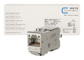 130B11-Z - METZ CONNECT - 130B11-Z - Modular Connector, RJ45 Jack, 1 x 1 (Port), 8P8C, Cat6a, Cable Mount