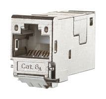 130910-I - METZ CONNECT - 130910-I - Modular Connector, RJ45 Jack, 1 x 1 (Port), 8P8C, Cat6a, Cable Mount
