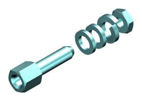 173112-0238 - 173112-0238 - D SUB SCREWLOCKS AND SLIDELOCKS