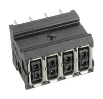 02529081502 - HARTING - 02529081502 - PCB Receptacle, Board-to-Board, 2.45 mm, 2 Rows, 8 Contacts, Through Hole Straight