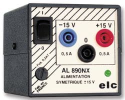AL890NX - ELC - AL890NX - Bench Power Supply, Adjustable, 1 Output, -15 V, 15 V, 0 A, 500 mA