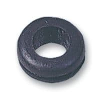 633-02070 HV1207-PVC-FR-BK - HELLERMANNTYTON - 633-02070 HV1207-PVC-FR-BK - Grommet, Open, 6 mm, PVC (Polyvinylchloride), 10 mm, 1.5 mm