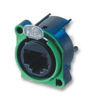 NE8FAV - NEUTRIK - NE8FAV - Modular Connector, RJ45 Jack, 1 x 1 (Port), 8P8C, Through Hole Mount