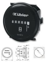 0.135.200.373 - KUEBLER - 0.135.200.373 - Panel Mount Timer, HR 76, 10 VDC, 80 VDC, 0 s, 99999.9 h
