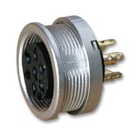KFV 70 - LUMBERG - KFV 70 - DIN Audio / Video Connector, 7 Contacts, Jack, Panel Mount, Solder, Silver Plated Contacts
