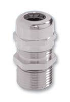 53112210 - LAPP - 53112210 - Cable Gland, PG9, 3 mm, 8 mm, Brass, Metallic - Nickel Finish, IP68