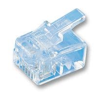 P 128 - LUMBERG - P 128 - Modular Connector, RJ12 Plug, 1 x 1 (Port), 6P6C, Cable Mount