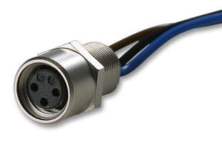 09-3412-00-03 - BINDER - 09-3412-00-03 - Circular Connector, Subminiature Circular Connector, 718 Series, Panel Mount Receptacle, 3 Contacts
