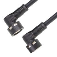 120401-0113 - MOLEX - 120401-0113 - Sensor Cable, M12, 90° Ultra-Lock 2.0 Receptacle, 90° Ultra-Lock 2.0 Plug, 4 Positions, 1 m