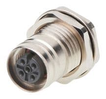 120404-0006 - MOLEX - 120404-0006 - Sensor Connector, Ultra-Lock 120404 Series, M12, Female, 4 Positions, PCB Socket