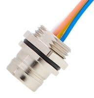 120404-0017 - MOLEX - 120404-0017 - Sensor Connector, Ultra-Lock 120404 Series, M12, Female, 5 Positions, PCB Socket
