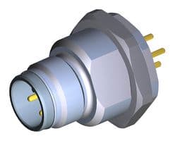 120404-0054 - MOLEX - 120404-0054 - Sensor Connector, Ultra-Lock 120404 Series, M12, Female, 4 Positions, PCB Pin
