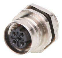 120406-2003 - MOLEX - 120406-2003 - Sensor Connector, Ultra-Lock 120406 Series, M12, Female, 4 Positions, PCB Socket