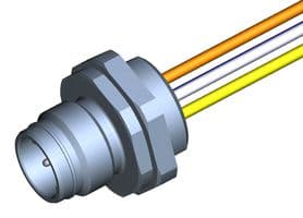 120406-3011 - MOLEX - 120406-3011 - Sensor Cable, M12, Ultra-Lock 2.0 Plug, Free End, 4 Positions, 300 mm, 11.8 "