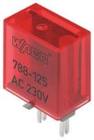 788-120 - WAGO - 788-120 - Status Indicator, Relay Module, Red, 24 VDC, 2.4 mA, IP20, 788 Series
