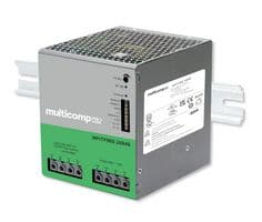 MPITF960-26B48 - MULTICOMP PRO - MPITF960-26B48 - AC/DC DIN Rail Power Supply, 3-phase, ITE, Industrial & Laboratory Equipment, 1 Output, 960 W, 48 V