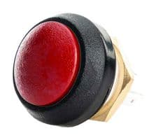 SA12-RB-N-RD-B-N-G - ITW SWITCHES - SA12-RB-N-RD-B-N-G - Industrial Pushbutton Switch, SA12 Series, 13.58 mm, SPDT-DB, Momentary, Round Domed, Red