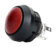 SA12-RB-N-RD-S-N-G - ITW SWITCHES - SA12-RB-N-RD-S-N-G - Industrial Pushbutton Switch, SA12 Series, 13.58 mm, SPDT-DB, Momentary, Round Domed, Red