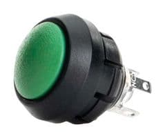 SA12-RB-N-GR-S-N-G - ITW SWITCHES - SA12-RB-N-GR-S-N-G - Industrial Pushbutton Switch, SA12 Series, 13.58 mm, SPDT-DB, Momentary, Round Domed, Green