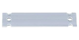 525-19703 HC18-70-EVA-CL - HELLERMANNTYTON - 525-19703 HC18-70-EVA-CL - Wire Marker, Carrier, Blank (No Legend), Transparent, 70mm x 19mm