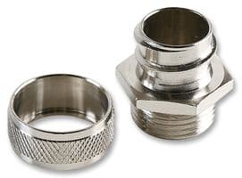 7TCA297050R0006 - ABB - KOPEX - 7TCA297050R0006 - Conduit Connector, KF-E Fixed, M20, Straight, Brass, Metallic - Nickel Finish, 24.5 mm, IP54