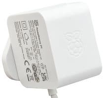 SC1151 - RASPBERRY-PI - SC1151 - Power Supply, USB-C, 5.1 V, 5 A, White, IN Plug