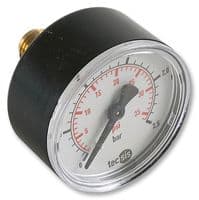 1415075127 - TECSIS - 1415075127 - Pressure Gauge, 0 Bar to 10 Bar, G1/8" Connection, 40mm