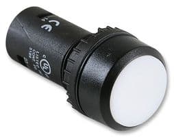 1SFA619100R1025 - ABB - 1SFA619100R1025 - Industrial Pushbutton Switch, CP1 Series, 22.3 mm, DPST-NO, Momentary, Flush, White