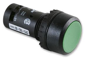 1SFA619101R1022 - ABB - 1SFA619101R1022 - Industrial Pushbutton Switch, CP1 Series, 22.3 mm, DPST-NO, Maintained, Flush, Green