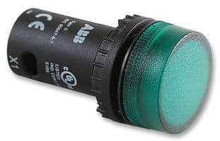 CL-513G - ABB - CL-513G - LED Panel Mount Indicator, Pilot Light, Green, 130 VAC, 15 mA, 126 mcd, Not Rated