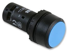 1SFA619101R1024 - ABB - 1SFA619101R1024 - Industrial Pushbutton Switch, CP1 Series, 22.3 mm, DPST-NO, Momentary, Flush, Blue