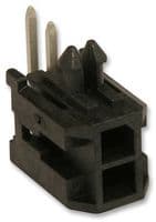 430450202 - MOLEX - 430450202 - Pin Header, Right Angle, Wire-to-Board, 3 mm, 2 Rows, 2 Contacts, Through Hole Right Angle