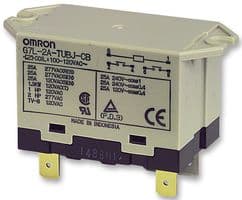 G7L-2A-TUB-80-CB AC200/240 - OMRON ELECTRONIC COMPONENTS - G7L-2A-TUB-80-CB AC200/240 - General Purpose Relay, G7L Series, Power, Non Latching, DPST-NO, 240 VAC, 25 A