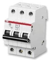 2CDS273001R0104 - ABB - 2CDS273001R0104 - Thermal Magnetic Circuit Breaker, C Curve, S200M, 10 A, 3 Pole, 230 V, DIN Rail